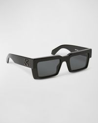 Men's Moberly Arrows Acetate Rectangle Sunglasses
