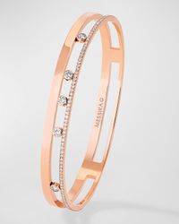MOVE ROMANE 18K ROSE GOLD DIAMOND BRACELET