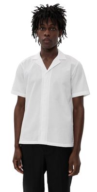 Orlebar Brown Maitan Seersucker Shirt Thasos Beach XXL