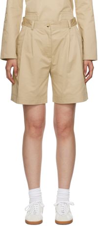 TOTEME Short beige à plis