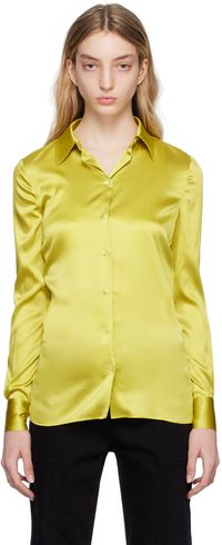TOM FORD Green Button Shirt