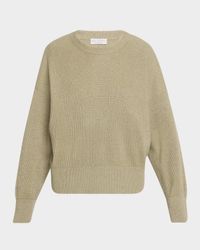 Sparkling Cashmere Winter Vanise Crewneck Sweater
