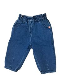 Cadet Rousselle - Seconde Main - Pantalon bébé bleu - 12 mois - Taille 12M - Bleu