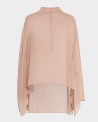 Lightweight Georgette Oversized Cape Top