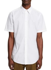 Esprit - Chemise col classique en coton - Taille L - Blanc