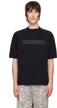 JACQUEMUS Black La Casa 'The Typo' T-shirt