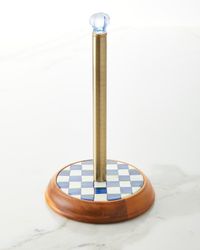 Royal Check Paper Towel Holder