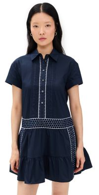 Tanya Taylor Jasmine Dress Midnight XS