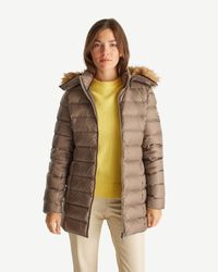 Jott - Doudoune mi-longue grand froid perle - Taille S - Beige