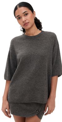 The Garment Como Oversized Tee Grey Melange 8