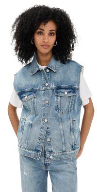 ANINE BING Rory Vest Summer Indigo M