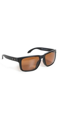 Oakley Holbrook Polarized Sunglasses Matte Black/Prizm Tungsten Plz One Size
