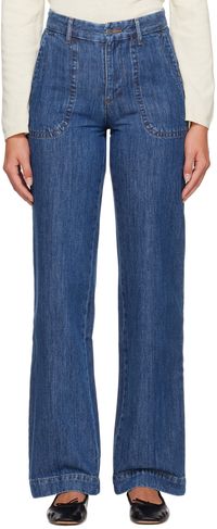 A.P.C. Jean Seaside indigo