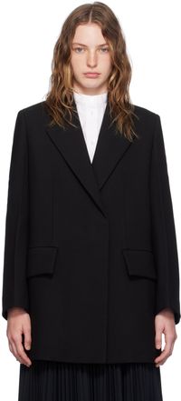 Jil Sander Black Double-Breasted Jacket