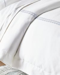 Cane II Embroidered 3-Piece Queen Duvet Set