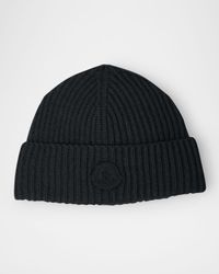 Ribbed Logo Beanie
