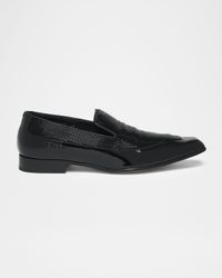 Men's Artie Beaded Leather Loafers
