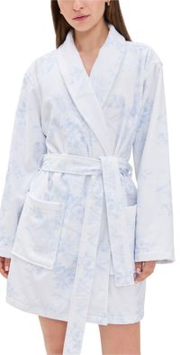 LoveShackFancy Indie Robe Blue Cloud XS/S