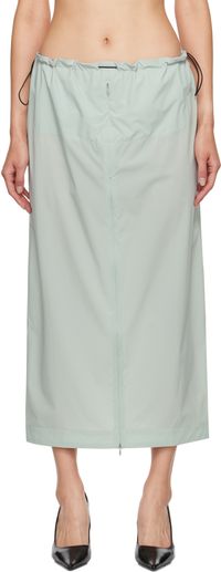 JOHANNA PARV Green Cover Midi Skirt