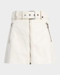 Saffira Vegan Leather Mini Skirt