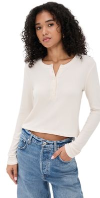 Z Supply Ferris Henley Top Crystal L
