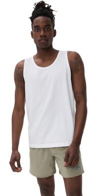 Reigning Champ Lightweight Jersey Slim Tank Top White XL