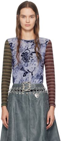 Chopova Lowena Multicolor Gail Long Sleeve T-Shirt