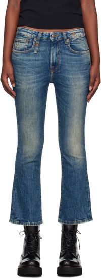 R13 Blue Kick Fit Jeans