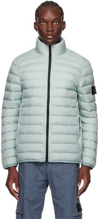 Stone Island Blue Patch Down Jacket