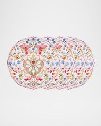 Sofia Melamine Dinner Plates, Set of 4