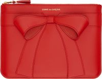 COMME des GARÇONS WALLETS Red Big Bow Pouch