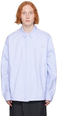 Juun.J Chemise d'entraineur bleue