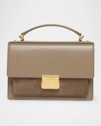 Venezia Flap Leather Crossbody Bag