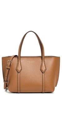Tory Burch Perry Mini Tote Autumn Brown One Size