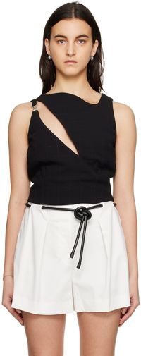 Paris Georgia SSENSE Exclusive Black Tank Top