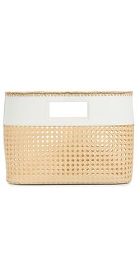 BTB Los Angeles Ellie Small Tote Natural/White One Size