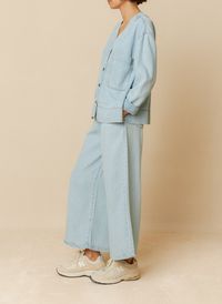 Indi & Cold - Pantalon large - Taille 40 - Jean Stone