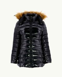 Jott - Doudoune mi-longue laquée grand froid perle - Taille 2XL - Noir
