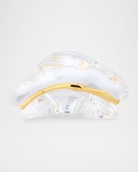 Liquid Lucite Wave Statement Ring