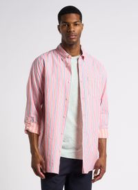Scotch And Soda - Chemise regular rayée en coton - Taille XL - Rayé