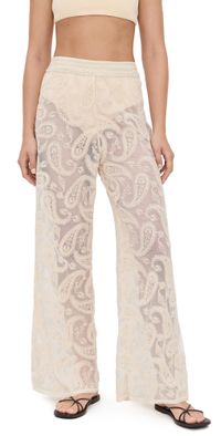 Dress To Lace Wise Leg Pants Off White M