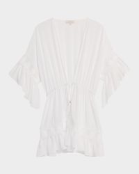 Amalia Grommet-Trim Sun Dress Coverup