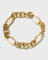 Jaipur Link 18K Yellow Gold Mixed Link Bracelet