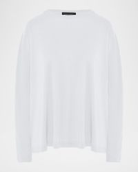 Long-Sleeve Pima Cotton Top