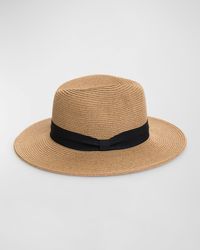 Tobago Straw Fedora With Bow Band