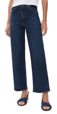 AGOLDE Ren: High Rise Wide Leg Jeans Echo 23