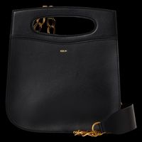 Soeur - Sac bandoulière en cuir de vachette - Taille Unique - Noir