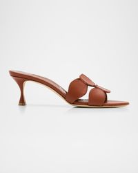 50mm Haribalmu Leather Mule Sandals