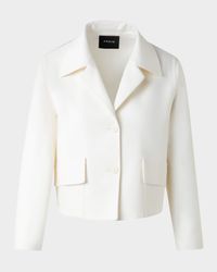 Wes Short Cashmere Double-Face Jacket
