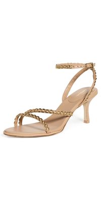 Larroudé Milanina Mini Sandals Tan 9